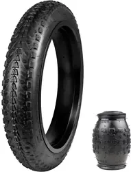 ZUKKA 1 Pack 20/26/27.5x3.0 Fat Tire for E-bike Heavy Duty High-Performance Wear-Resistant E-Bike Mountain Snow Bike Tire