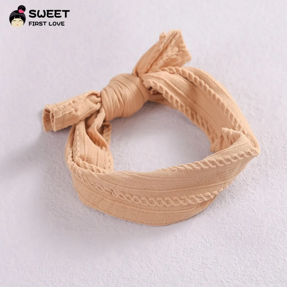 3 Pçs/set Cute Bowknot Bebê Headband Turbante Soft Elastic Baby Girls Hairband Newborn Hair Band Headdress Kids Hair Accessories