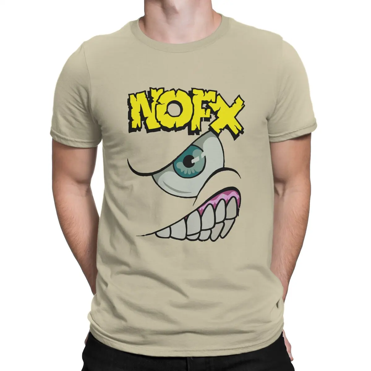 

Men's T-shirt NOFX 1994 Vintage Leisure Tee Shirt Short Sleeve Alternative PopRock Band of the 80s Graphic T Shirts O Neck Tops