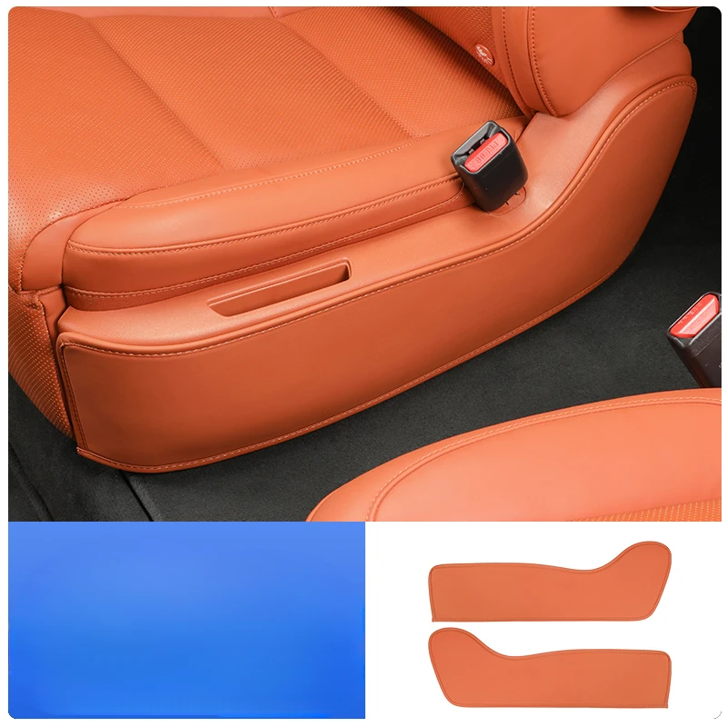 For LI XIANG L8L9 Second row seat aisle anti kick pad four car door leather anti kick pad Interior modification accessories