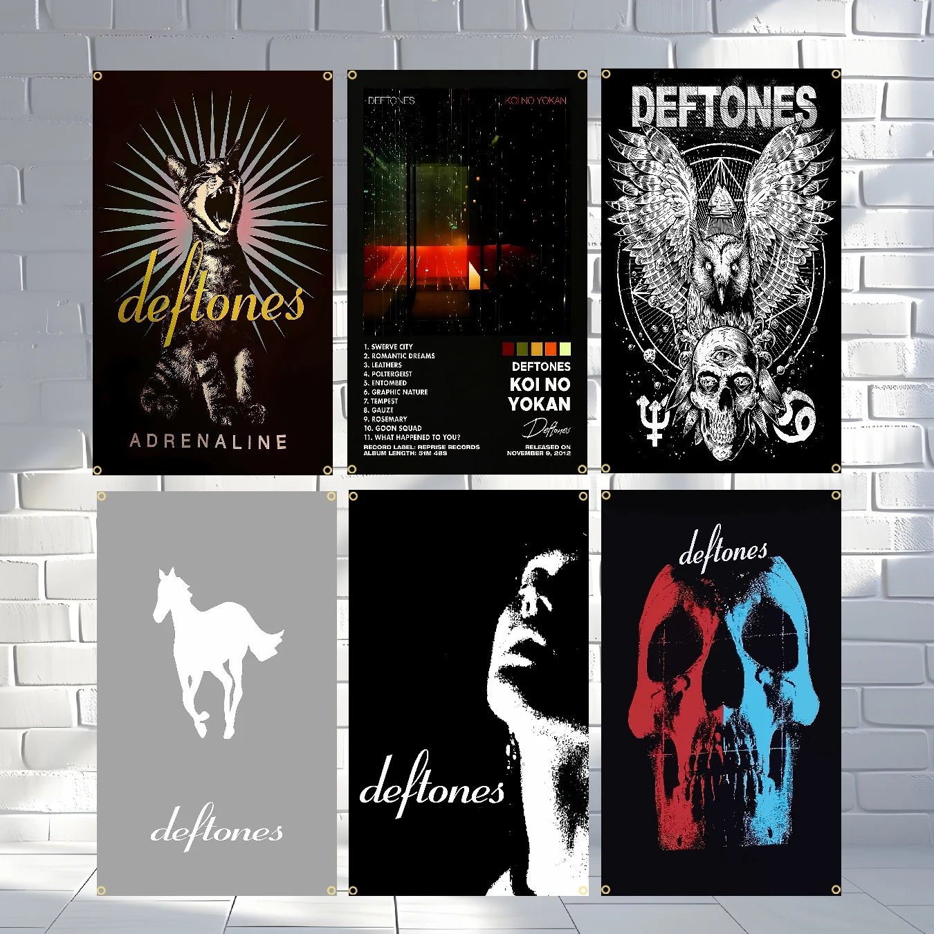 Deftones-Band Flags Polyester Printed Banner For Home Decoration