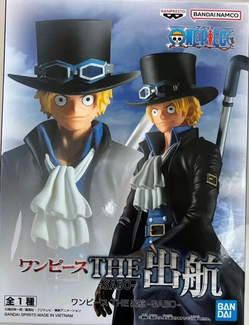 

Фигурки героев аниме Bandai ONE PIECE Sabo, оригинальные Аниме фигурки, коллекционные украшения, игрушки, подарок на день рождения, 17 см