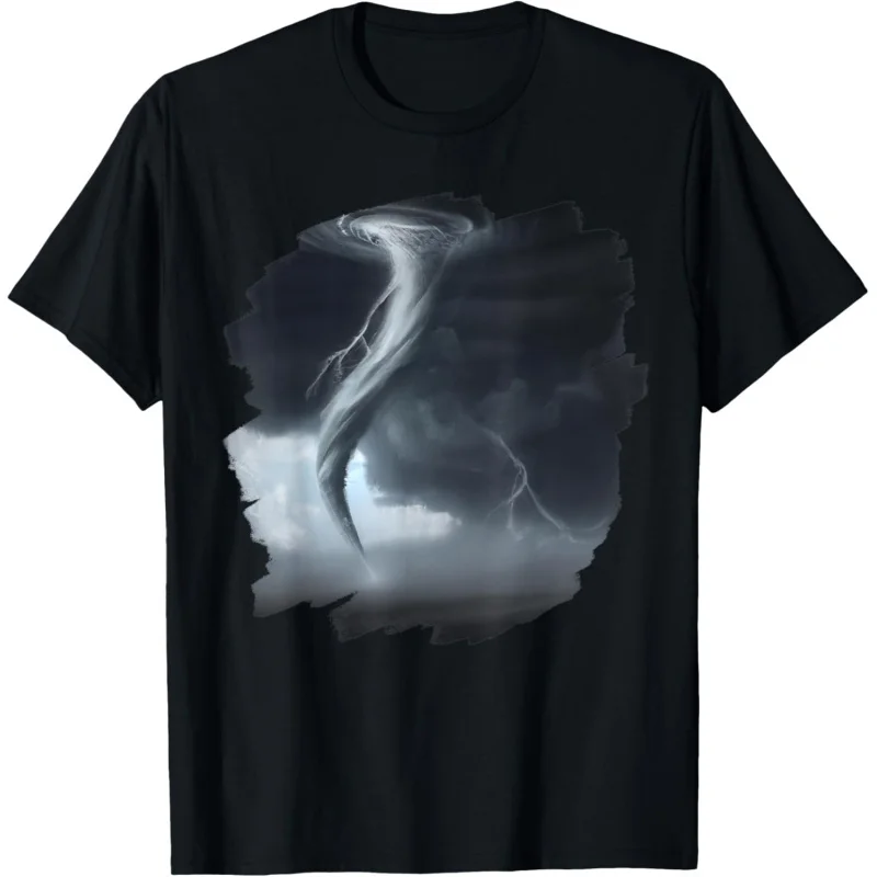 

Tornado Storm Natural Weather Chasing Meteorologist Creative Printed T-shirt