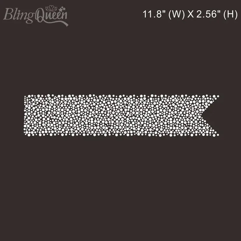 

Стразы для теплопередачи своими руками, дизайн полосок банта Cheer, лот 25 шт.