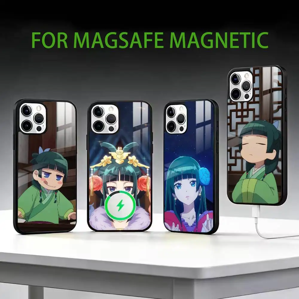 

MaoMao A-Apothecary Diaries Phone Case For iPhone17,16,15,14,13,12,11 Plus,Pro Max Magnetic For Magsafe Wireless Charging
