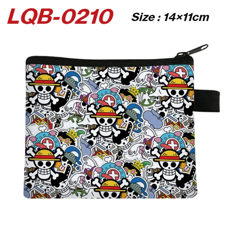 ONE PIECE Luffy Zoro Men Canvas Coin Purse Students Wallets Women Zipper Coin Purses Children Storage Pocket Bags Wallet Pouch