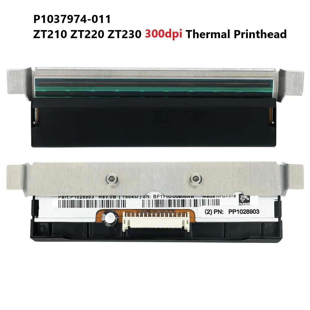 Brand New Original Zebra ZT210 ZT220 ZT230 Thermal Print Head，203dpi P1037974-010，300dpi P1037974-011