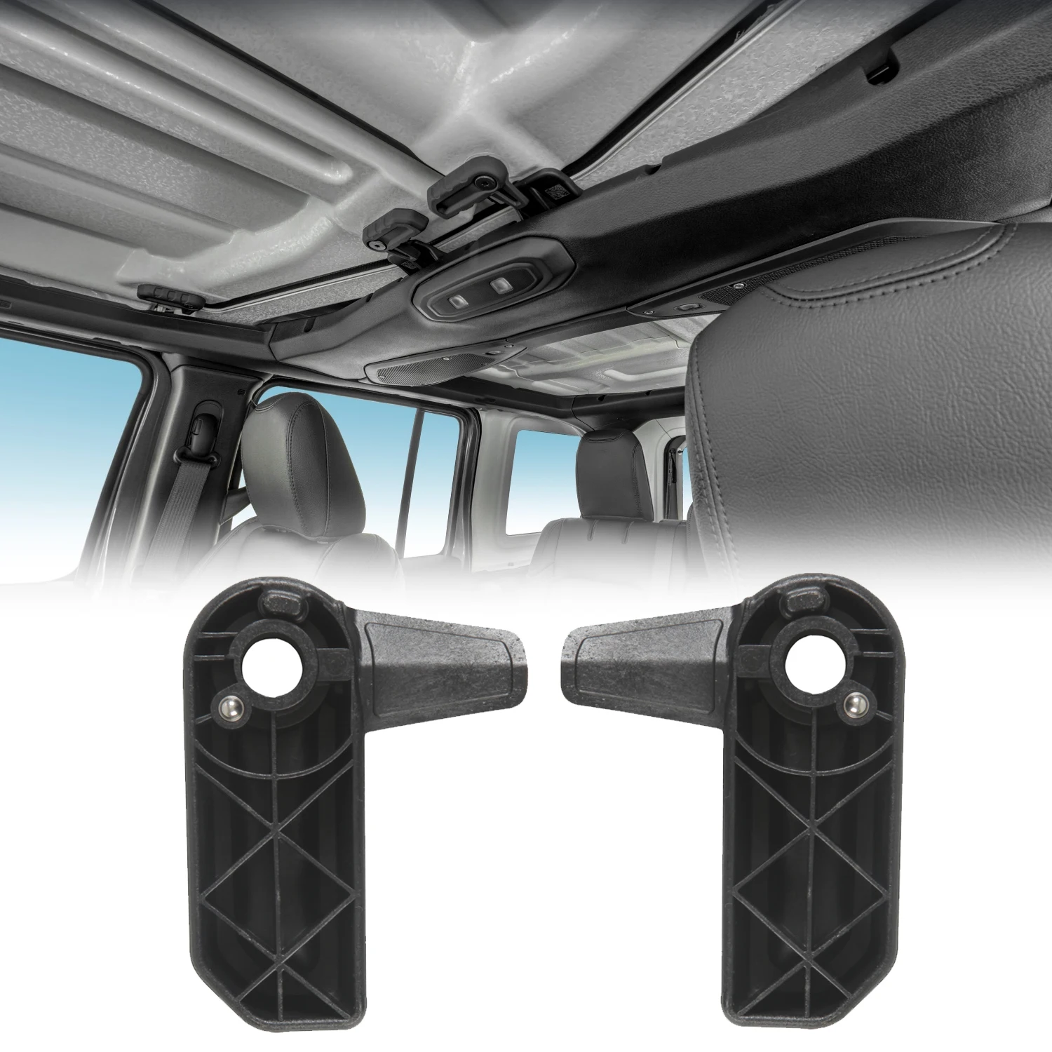 Hardtop Freedom Panel Lever Switch Handles for Jeep Wrangler JL JLU Gladiator JT 2018-2026 Roof Removal Switch Handle