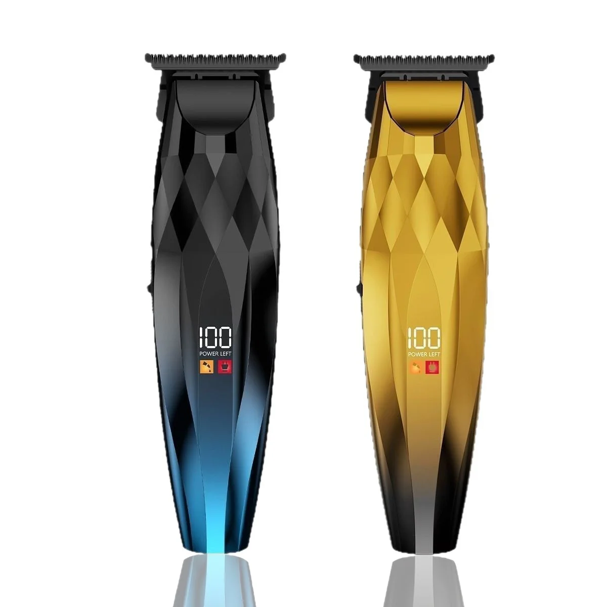 SZT Metal Professional Men's Hair Clipper Rechargeable Hair Trimmer Barber Cordless Hair Cutting Electric Salon Clipper