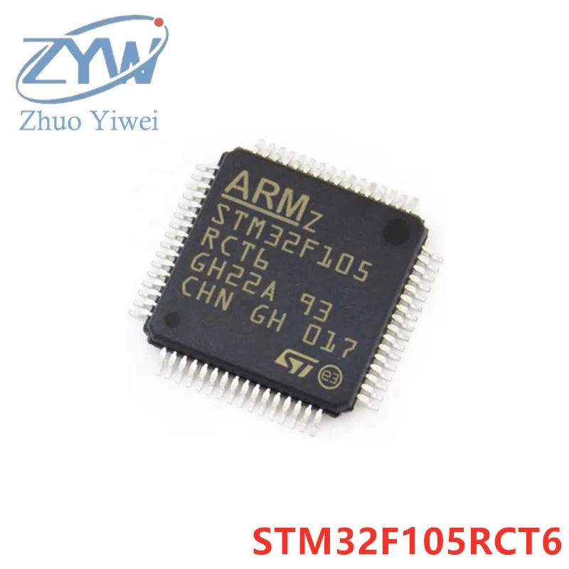 

STM32F105RCT6 LQFP-64 STM32F STM32F105 STM32F105RCT 72MHz 256KB ARM Cortex-M3 chip 32-bit microcontroller MCU New original