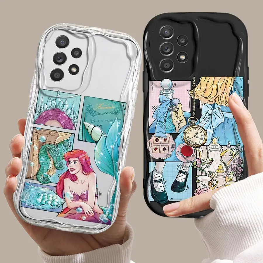 حافظة لهاتف سامسونج جالاكسي A05 A13 A15 A04 A11 A02s A50 A20 A03 A12 A16 A06 ديزني برينسيس جريل