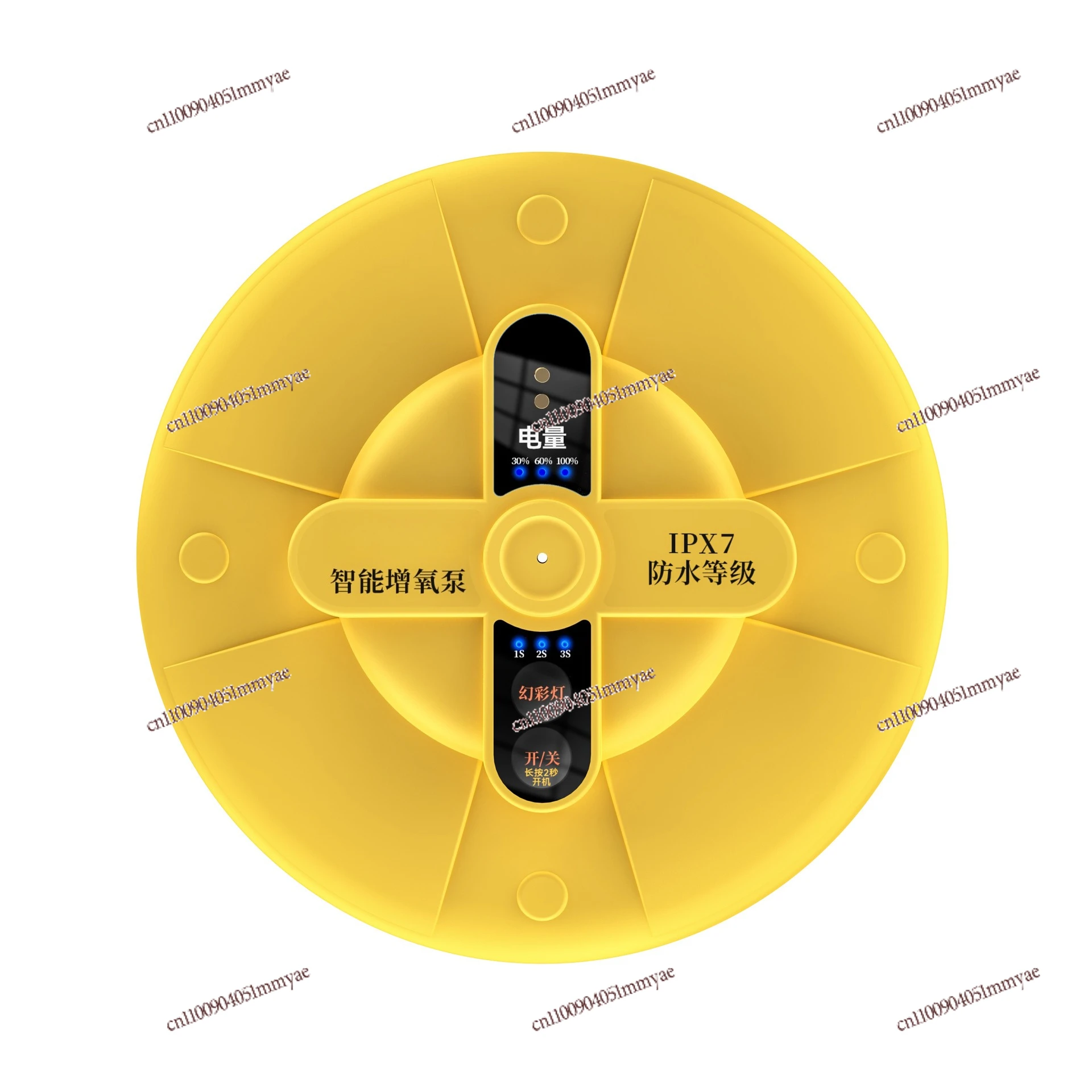 空飛ぶ円盤型浮遊式水酸素発生器-ポータブル浮遊式水-小型酸素ポンプ-釣り用酸素ポンプ-自動