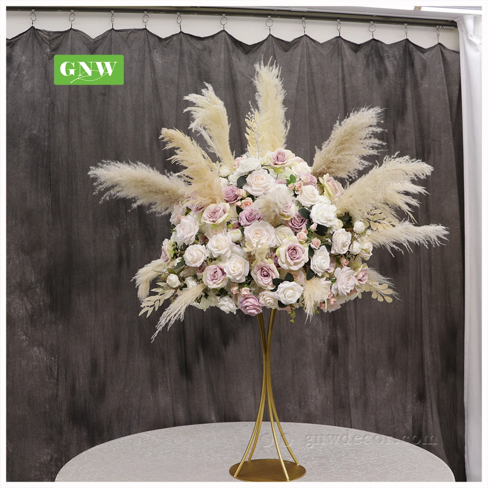 

Artificial Pampas Flower Ball Wedding Planner Arrangement Decoration Ball Flowers Stand Table Centerpiece