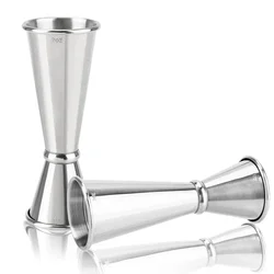 2PCS 30/60ml Cocktail Wine Shaker Measure Cup Stainless Steel Double Shot Drink Spirit Measure Jigger Kitchen Supplies gadget