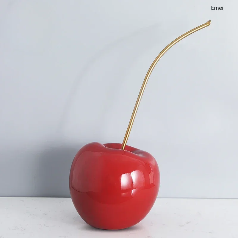 

Modern Minimalist Creative Fruit Cherry Light Luxury Art Decoration Crafts