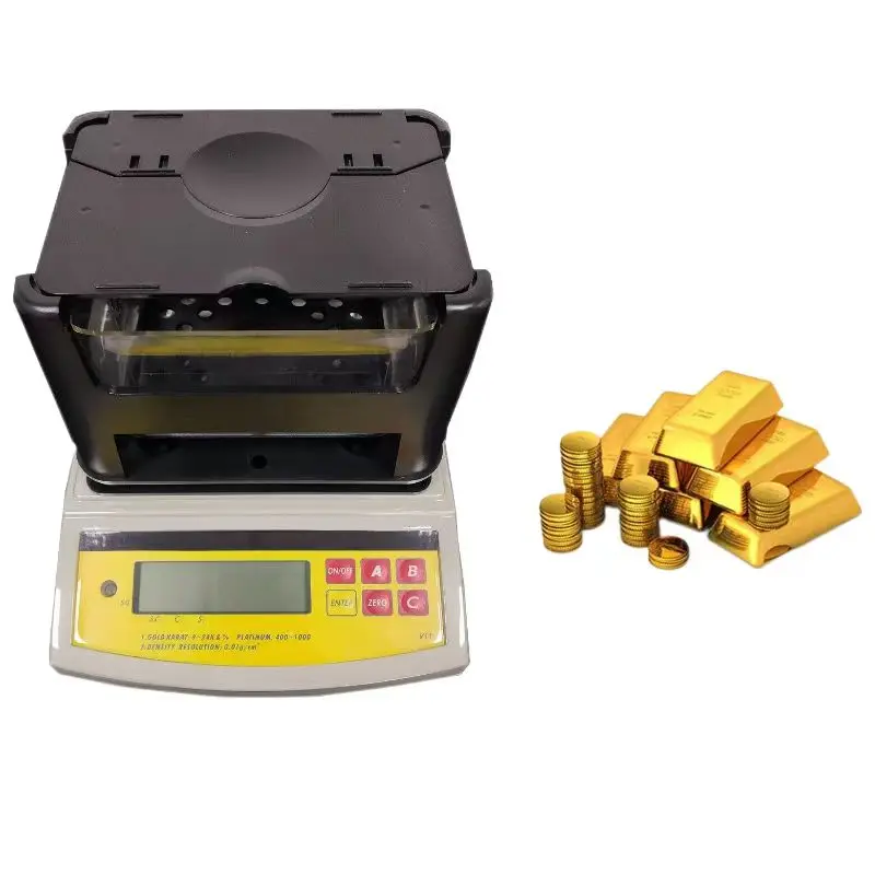 Factory Price Automatic Lab Equipment Precious Metals Densimeter Digital Electronic Gold Purity Test Machine