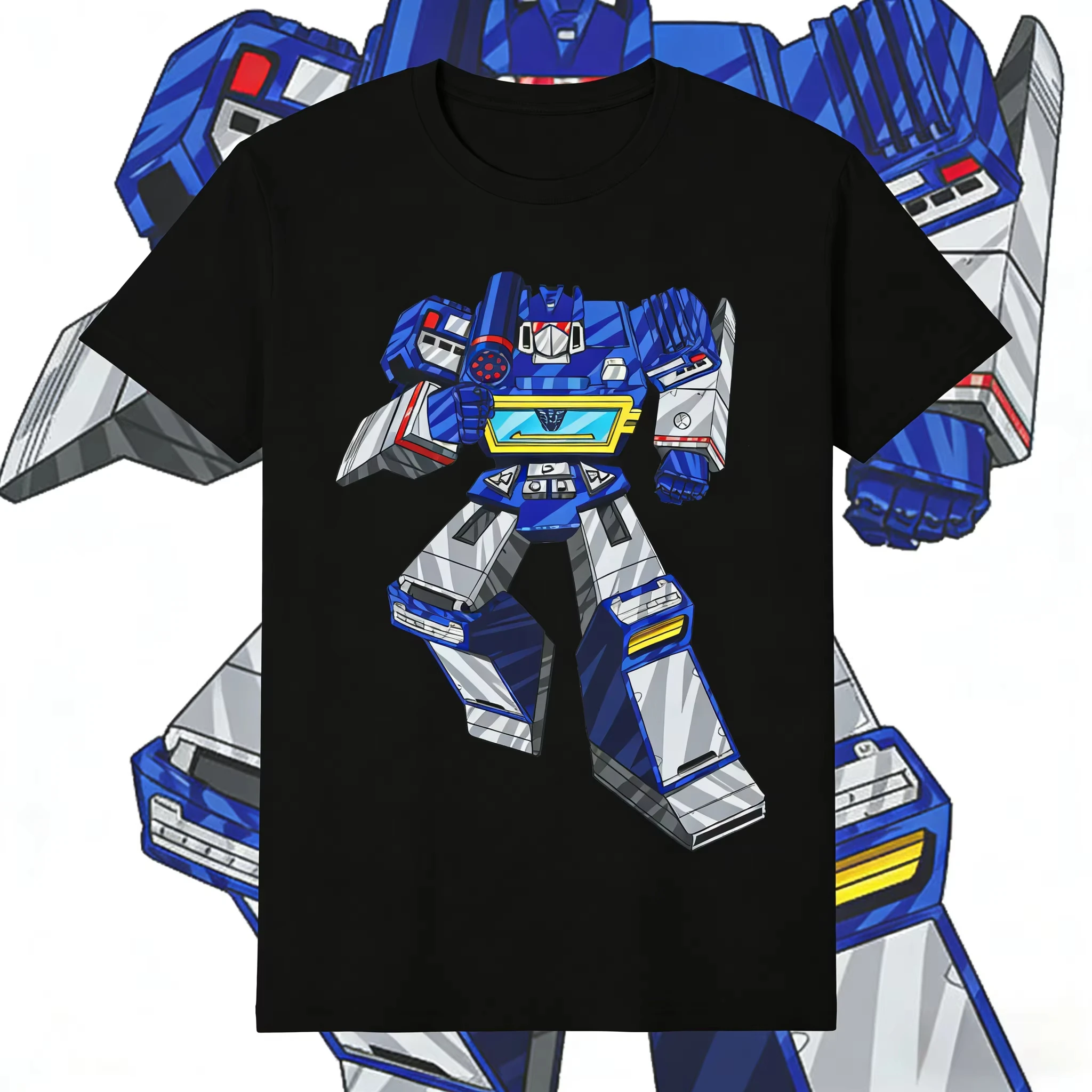

2026 Summer Transformers Autobots Graphic 100% Cotton Hasbro Brand Comfortable and loose children's clothing