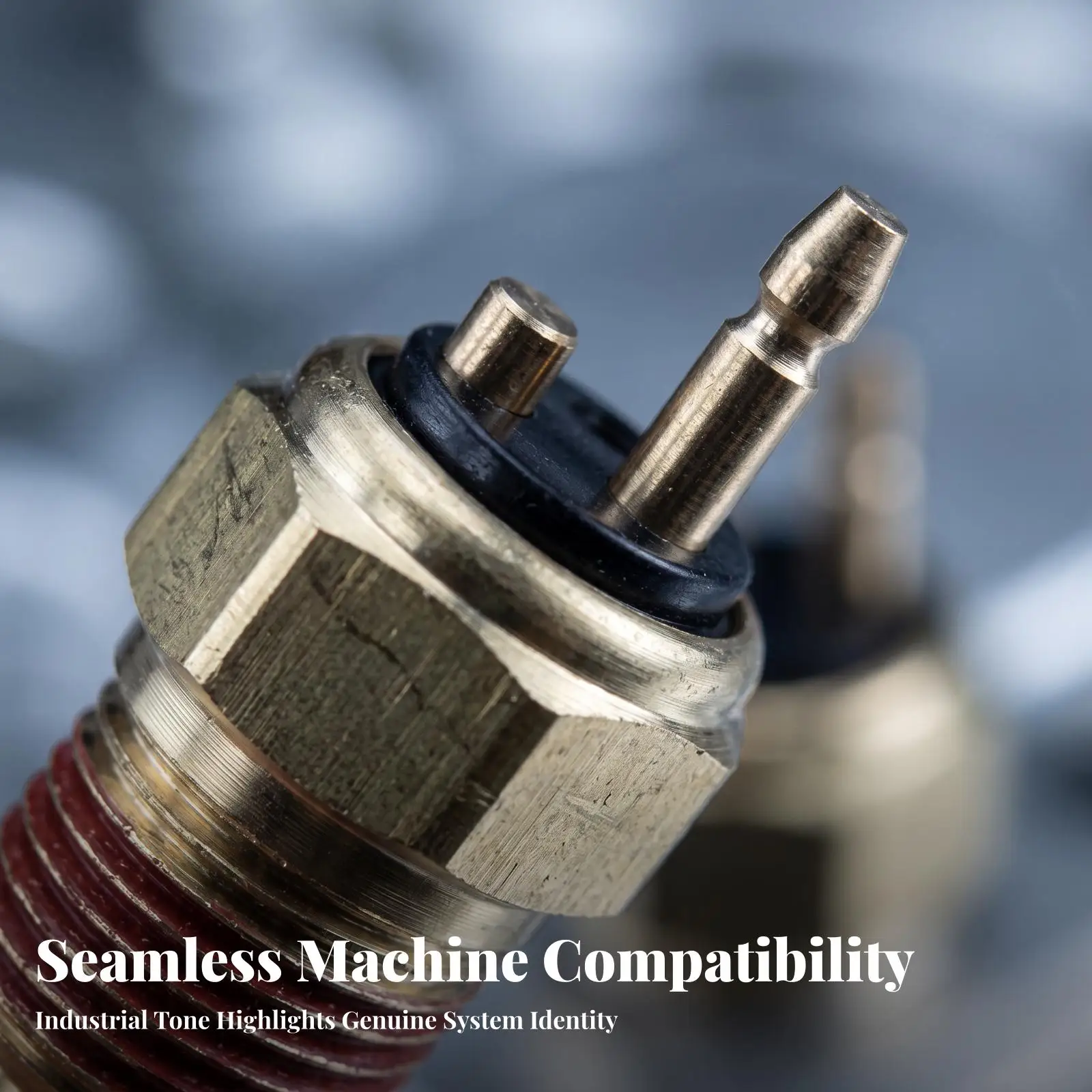 Durable Brass Excavator Sensor Transducer Alarm for Hyundai R220 Machinery Hydraulic Leak Prevention Hardware