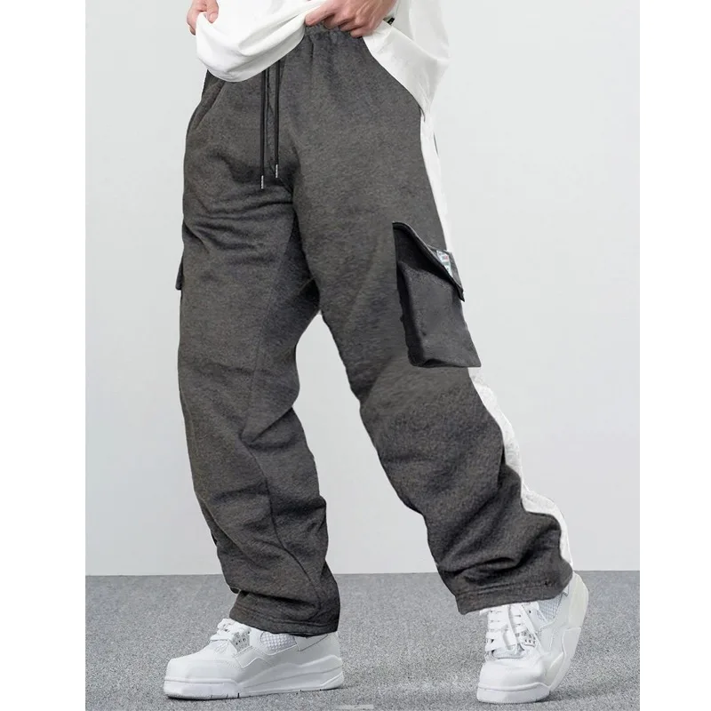 

Men's Outdoor Fashion Trend Ice Silk Workwear Pants Lightweight Loose Comfortable Breathable Fast Drying Sports Leisure Pants