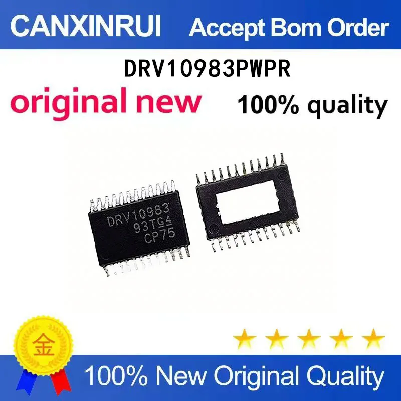 

(5-100 Pieces) New original DRV10983PWPR DRV10983 HTSSOP24 motor drive controller chip IC