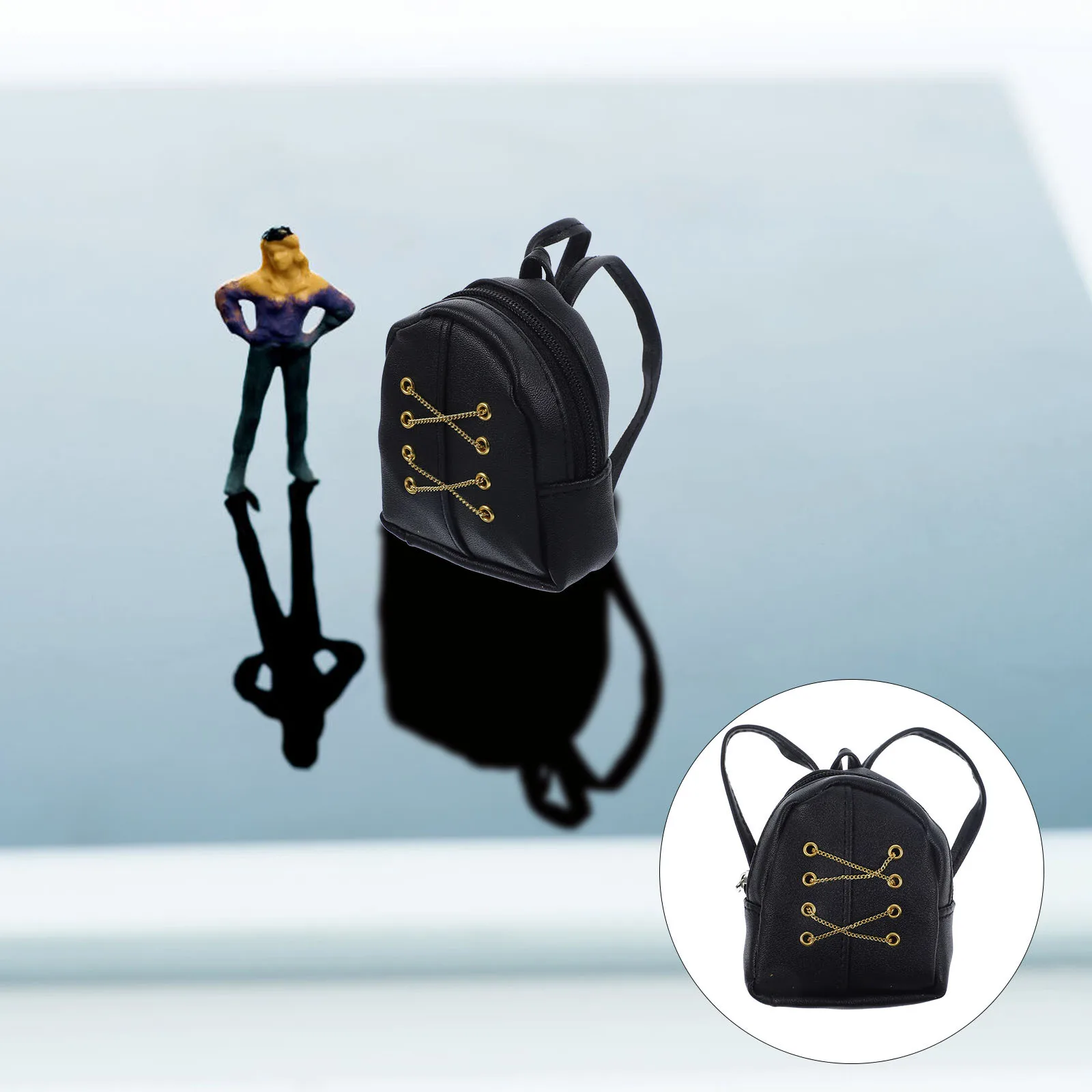 

Mini Size Small Backpack For House Decor Kids School Accessories Tiny Backpack Miniature Schoolbag Playset