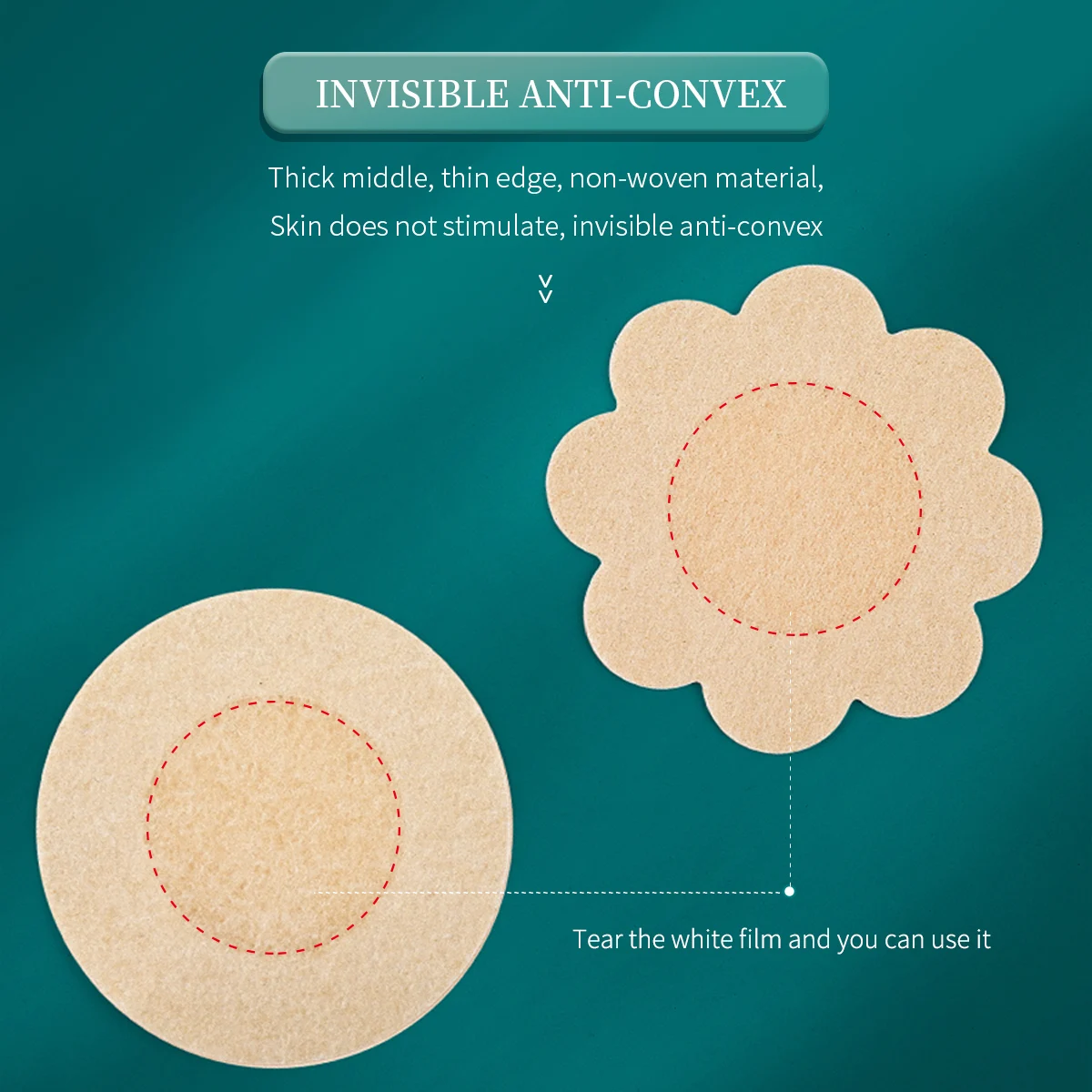 Disposable Breast Patch: Seamless, Breathable, Self-Adhesive, Providing Maximum Comfort and Invisible Coverage