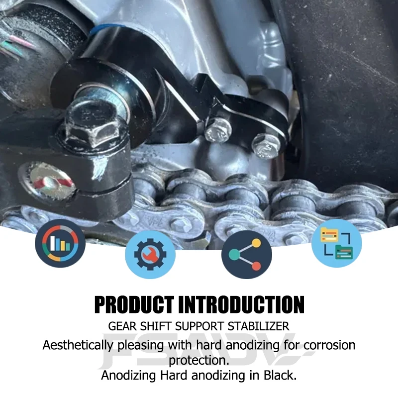 สำหรับ CFMOTO 450MT 450SR SR450 MT450 CF 450 MT 2023 2024 2025 ตัวกันสั่นเกียร์ ตัวช่วยเปลี่ยนเกียร์ ตัวยึดคันเกียร์