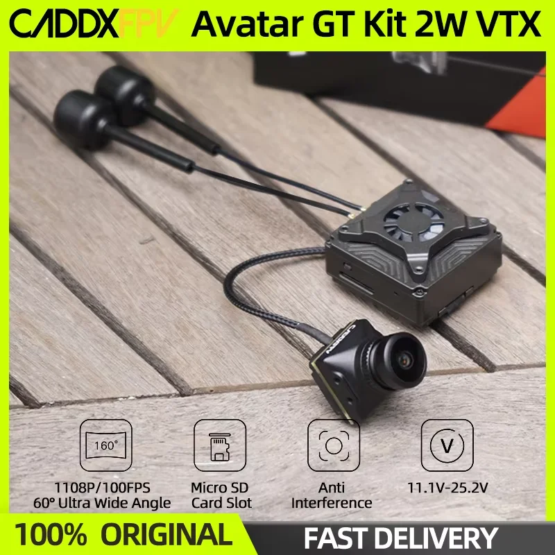 Walksnail Avatar Gt Kit 2W Vtx - Caddx Walksnail Avatar GT Kit 5.8G