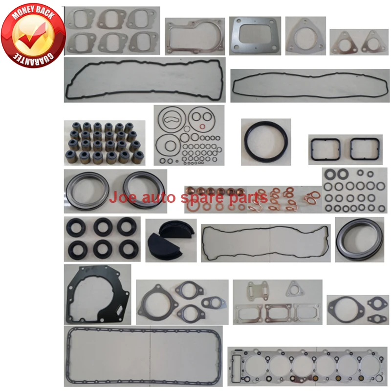 Kit completo de junta para motor 6HK1 6HK1T 6HK1-TC, para Isuzu Hitachi EX300-7 Offway Hitachi ZAXIS 330 350 Fiat Earth Moving