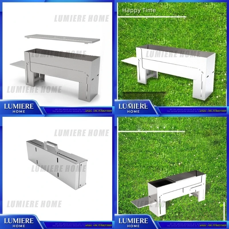 

Складной уличный угольный гриль, портативный, сверхпрочный, для кемпинга, пикника, использования на заднем дворе и в небольших пространствах, легко переносить, угольный.