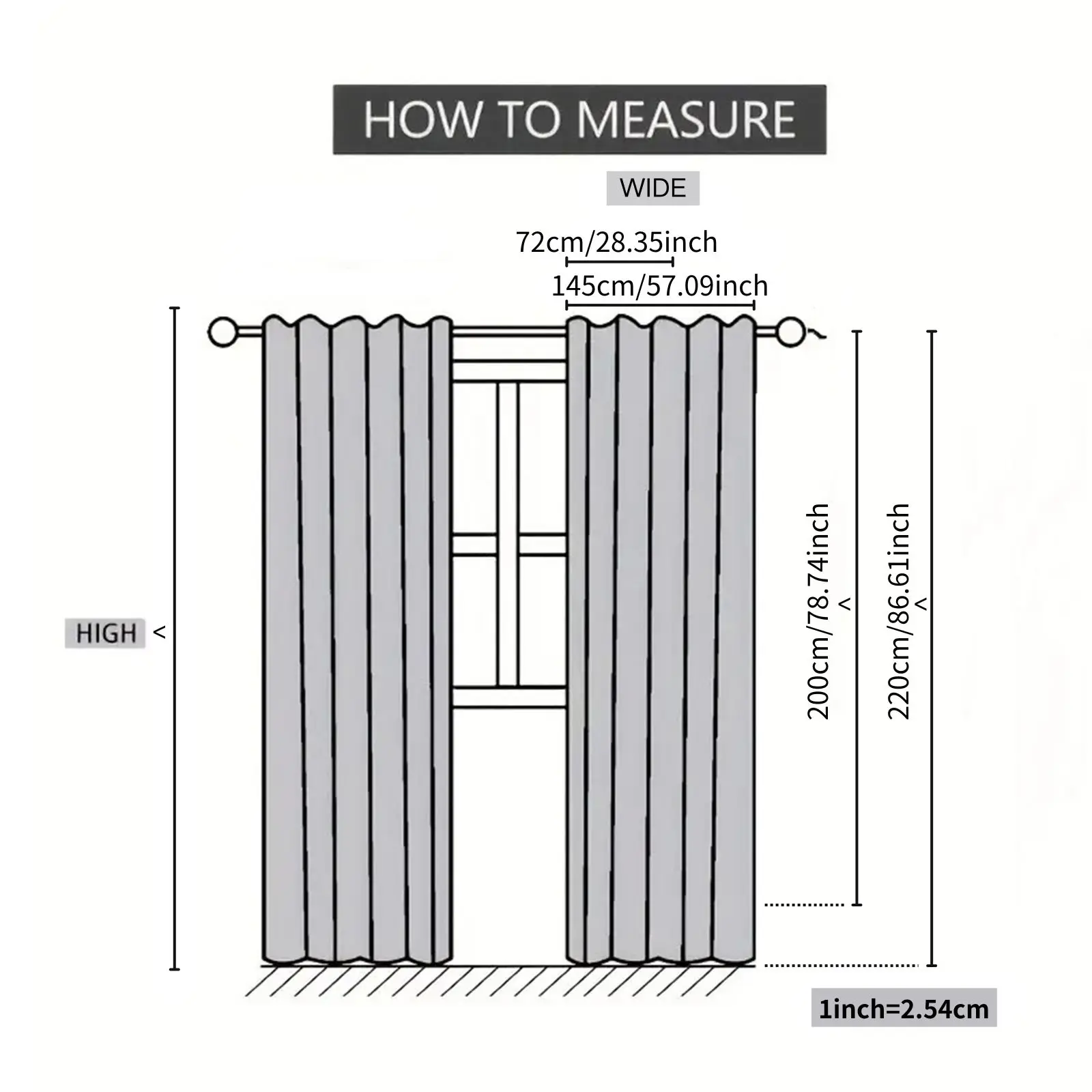 1Panel European Style Outdoor Curtain, Waterproof And Sun Resistant For Garden/Terrace/Balcony/Bathroom/Pavilion