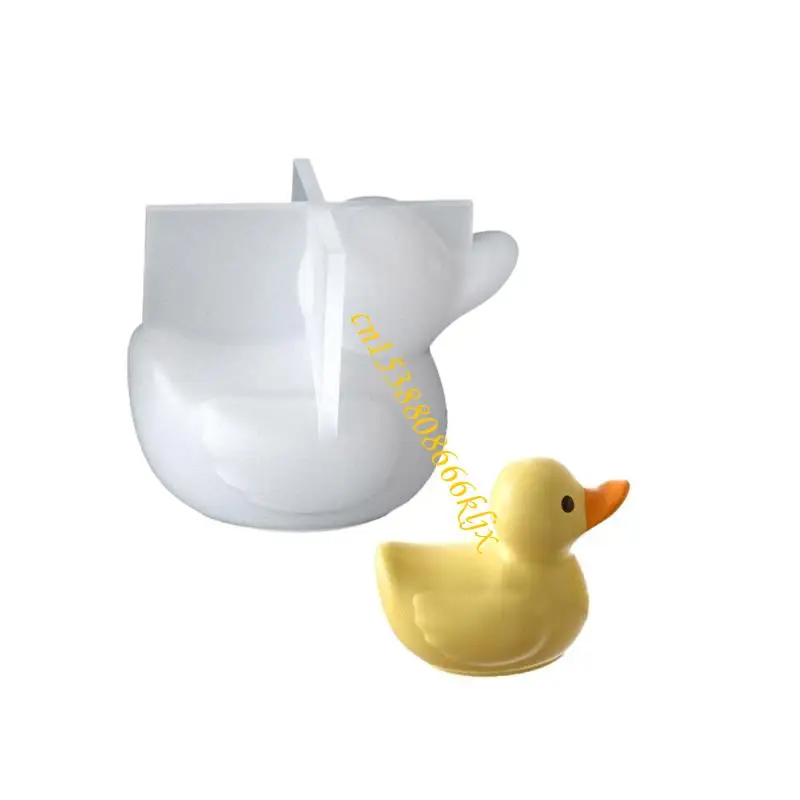 ملحق منزلي من السيليكون المرن لحاملي شمعة البط المزخرفة 066C #3