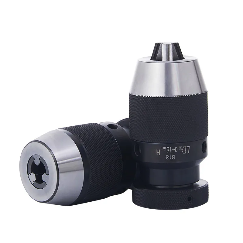 Automatic Locking Self-tightening Drill Chuck Keyless B10 B12 B16 B18 B22 Lathe Tools Toolhoder MTA MTB R8 C20 for Drill