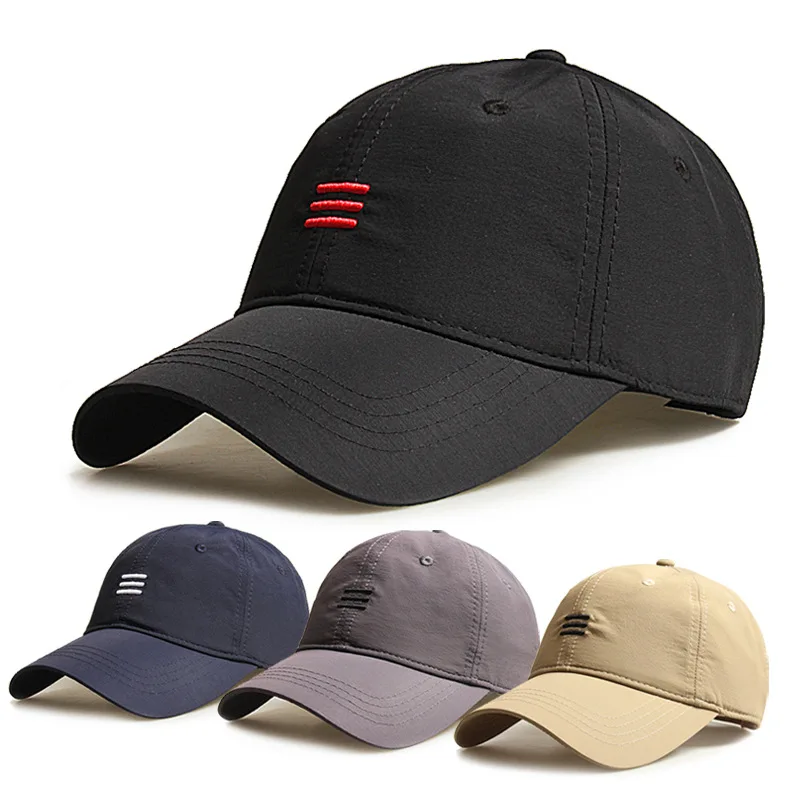 Großen Kopf Mann Plus Größe Baseball Kappe Männer Sommer Dünnen Stoff Mesh Sonnenhut Männliche Snapback Hüte M 55-60cm L 60-65cm gorras hombre – Detail 38