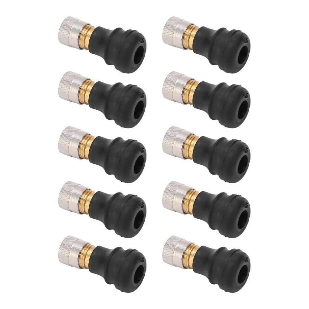 10 PCS Rubber Electric Scooter Vacuum Valve Durable Under 9mm Tubeless Tire Valve Stems for Xiaomi scooter and M365 Pro, etc.