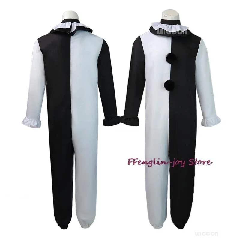 Costume de Cosplay Terrifier 2 pour Adultes et Enfants, Combinaison, Chapeau, Masque, Tenues d'Halloween, Carnaval, Imbibé de Film Effrayant