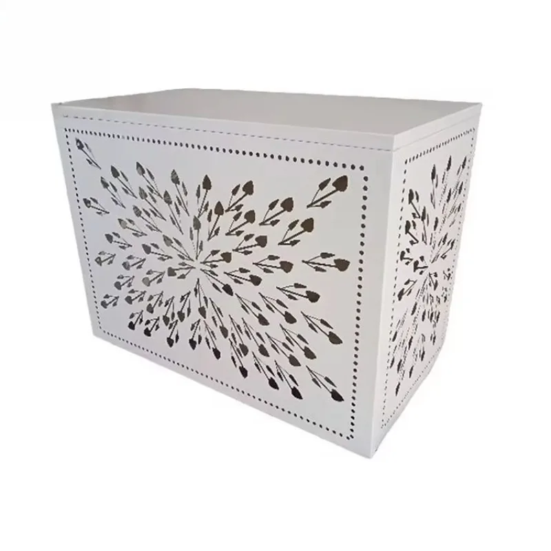 

Декоративная крышка для наружного кондиционера, мини-сплит, аксессуары, водонепроницаемая крышка теплового насоса, прямоугольная, современная