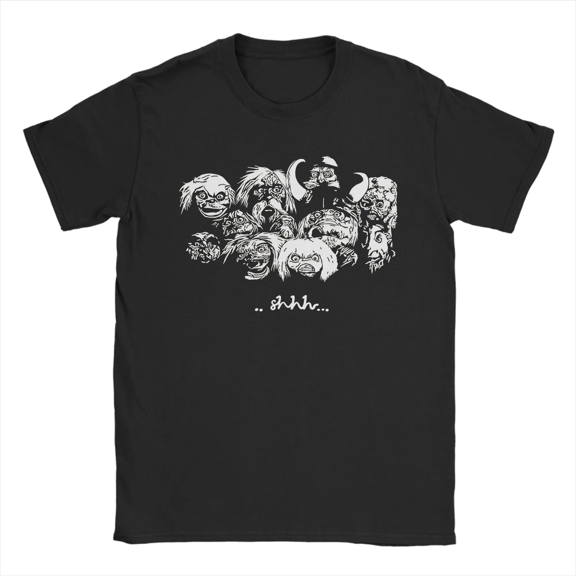 The Labyrinth Goblins T-Shirt for Men  Vintage 100% Cotton Tee Shirt Round Neck Short Sleeve T Shirt Gift Idea Tops
