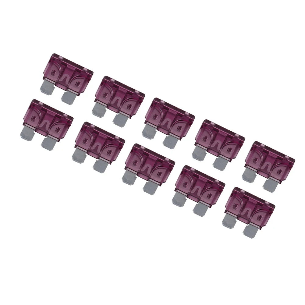 

Parts Compact Design High Quality Replacement Standard Vehicle Flat Fuse Easy Handling 100% Brand New 10PCS 40A