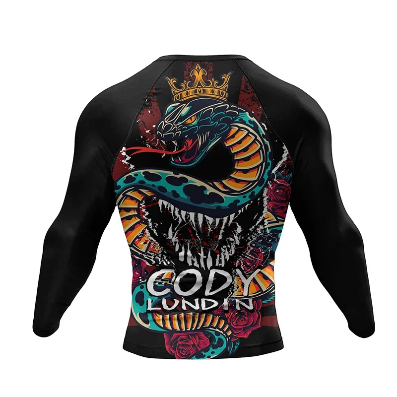 Camiseta e calças Rashguard para homens, calções de MMA, boxe Rash Guard, camisas de luta MMA, jiu-jitsu MMA, bjj gi boxe, novo