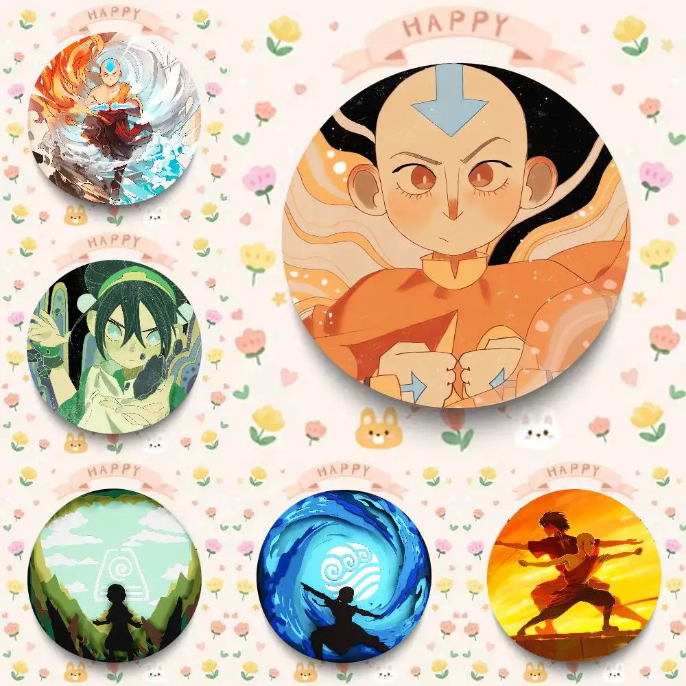 Anime Avatar The Last Airbender Cartoon Game Brooch Badge Bag Jacket Pins Jewelry Accessories Gifts