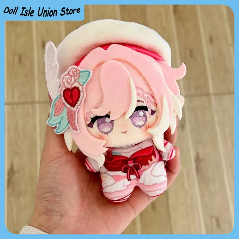 Honkai Impact 3 Game Peripheral Elysia Attributes Cute Cotton Doll Anime Q Version Plush Stuffed Plushie Pendant Toys 10cm