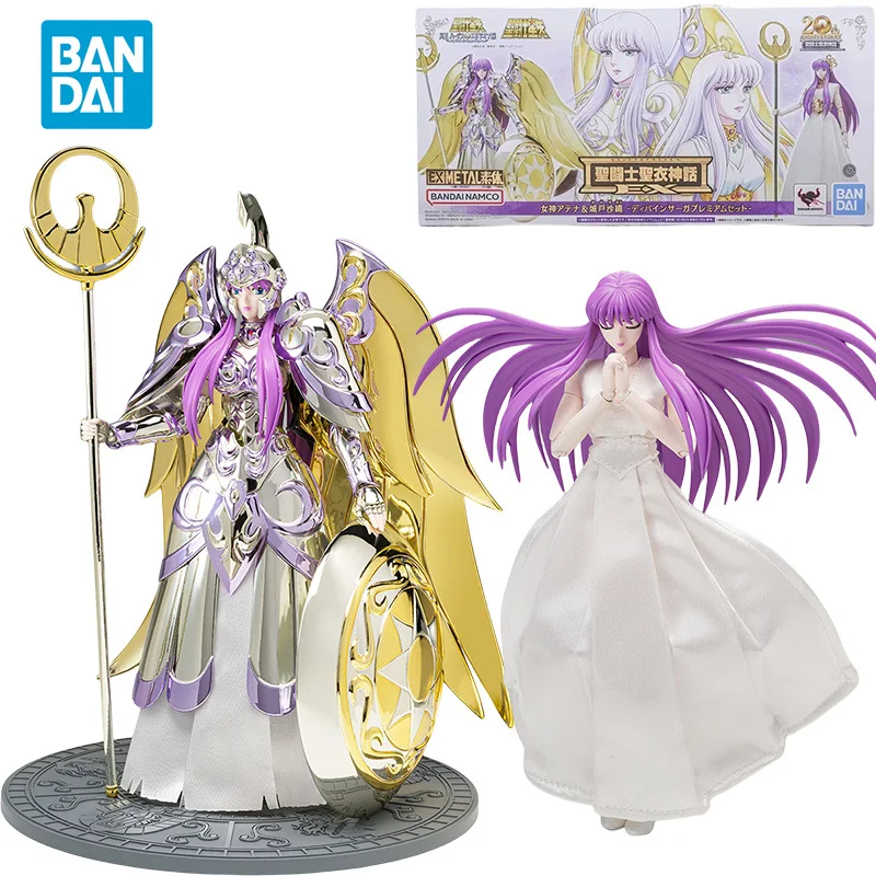 

In Stock Bandai Genuine Saint Seiya Cloth Myth Ex Goddess Athena 2.0 Saori Kido 20th Anniversary Collect ornaments Birthday gift