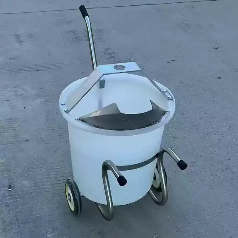 For 70L Mixing Barrel 3000W Cement Mixer, 6 Speed Adjustable for Self-leveling Cement Gypsum Base Thick Coating Construction