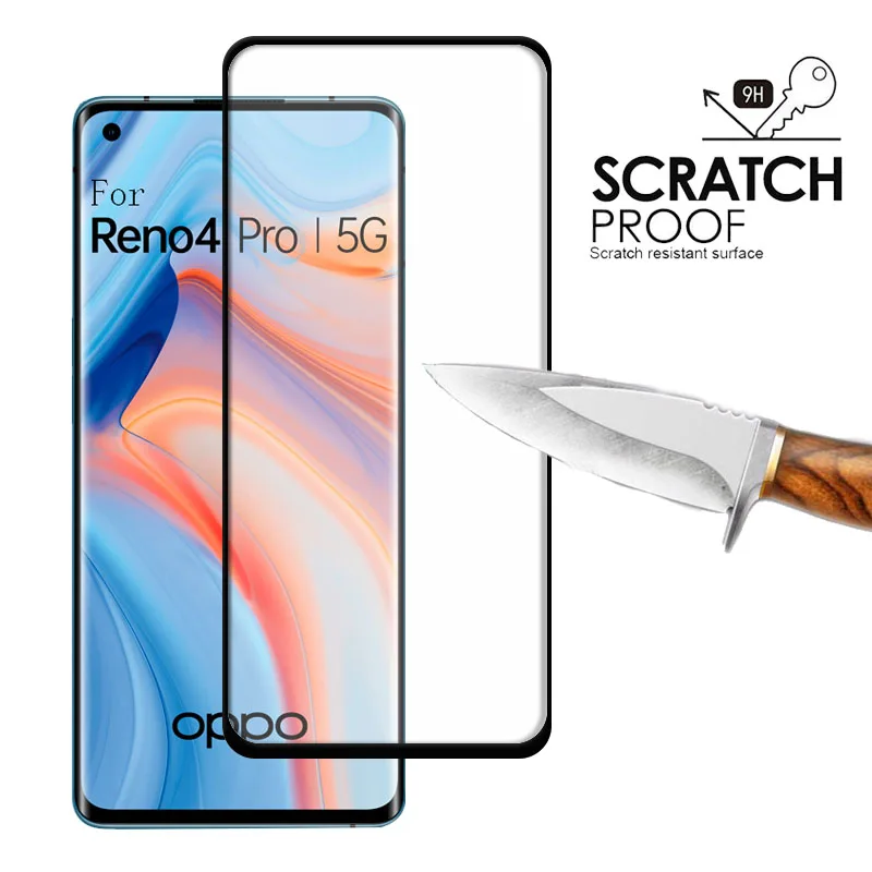 4-in-1 For OPPO Reno 4 Pro 5G Glass For Reno 4 Pro 5G Phone Flim Protective Glass Screen Protetor For Reno 4 Pro 5G Lens Glass