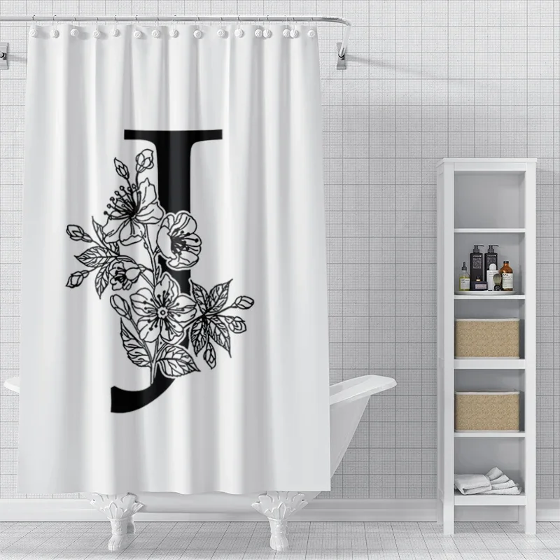 Home decor 26 letter shower curtains for bathroom waterproof fabric bathroom Curtains modern shower curtain 180x200 240x200