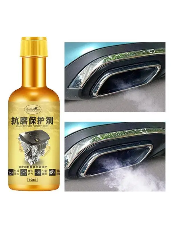 Engine Protection Oil 2.02oz Protective Motor Oil Restore Additive For Aut Engine Anti-Wear Noise Reduction Protective Agent