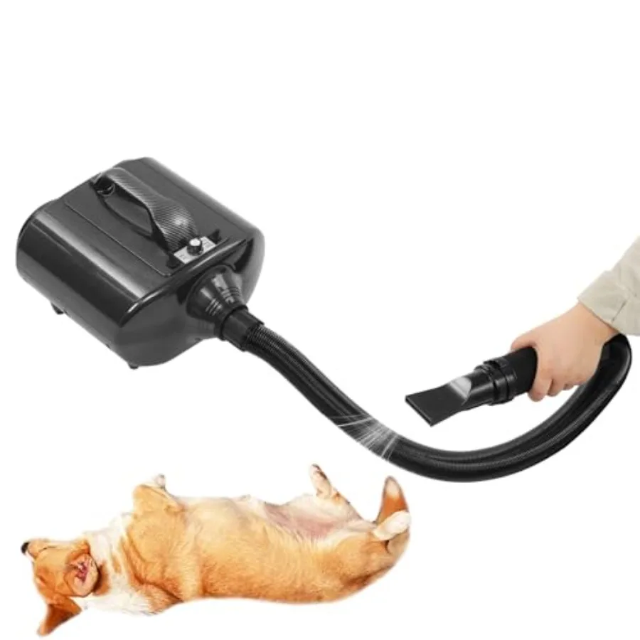 

3600W Pet Dryer Portable High Velocity Dog Hair Dryer Professional Dogs Blower Grooming Dryer Adjustable Temperature and Speed