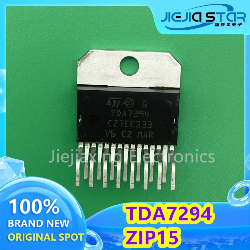 

Audio Power Amplifier Chip, TDA7294V, TDA7294, 100% Brand New, Imported, Original, ZIP-15 Electronics