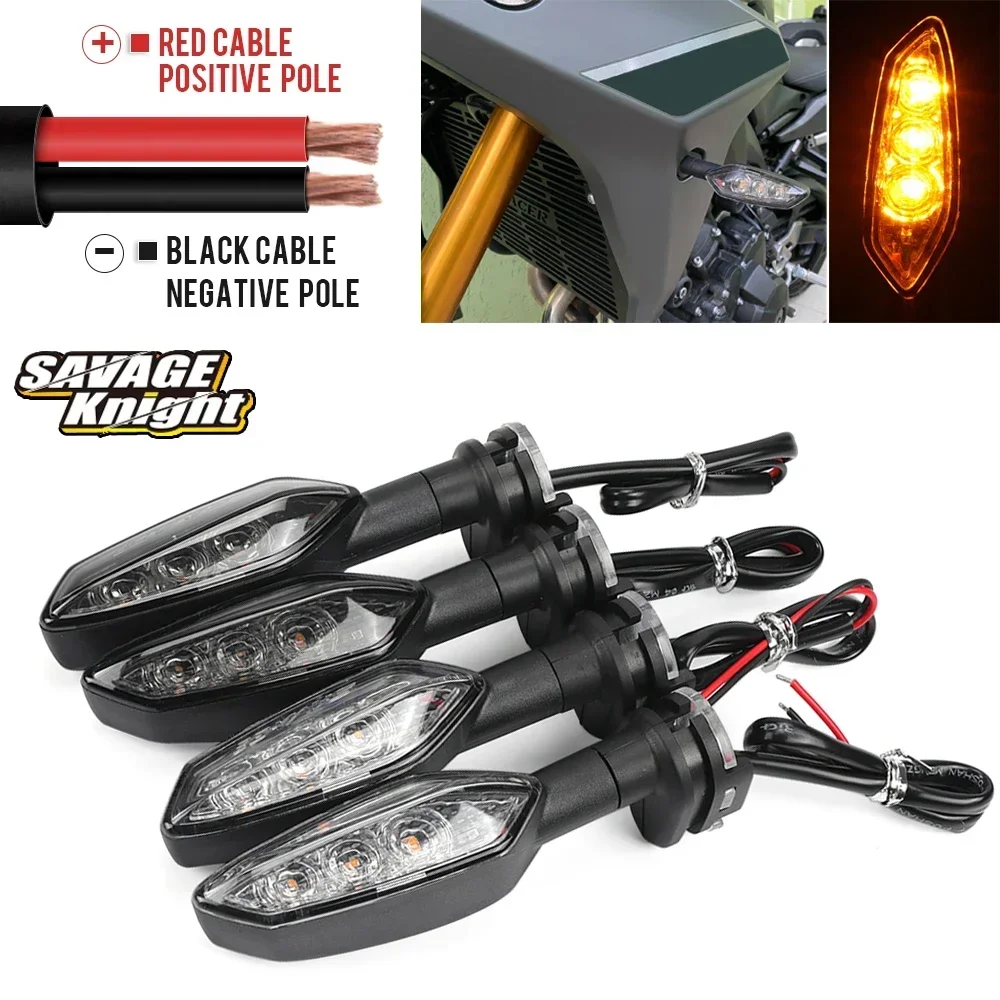 2024 Front Rear Flasher LED Motorcycle Turn Signal Light For YAMAHA FZ1 FZ03 FZ6 FZ07 FZ8 FZ09 FZ10 FZ16 FZ25 FZ150 FZ250 FZS150